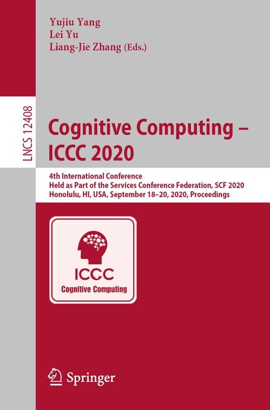 Cognitive Computing ICCC 2020 - cover