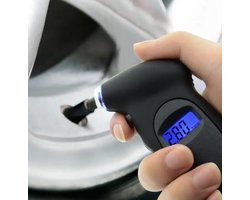 Jumada's - Digitale Bandenspanningsmeter - Autobanden meten - Bandendrukmeter - LCD-scherm - Tot 150 PSI