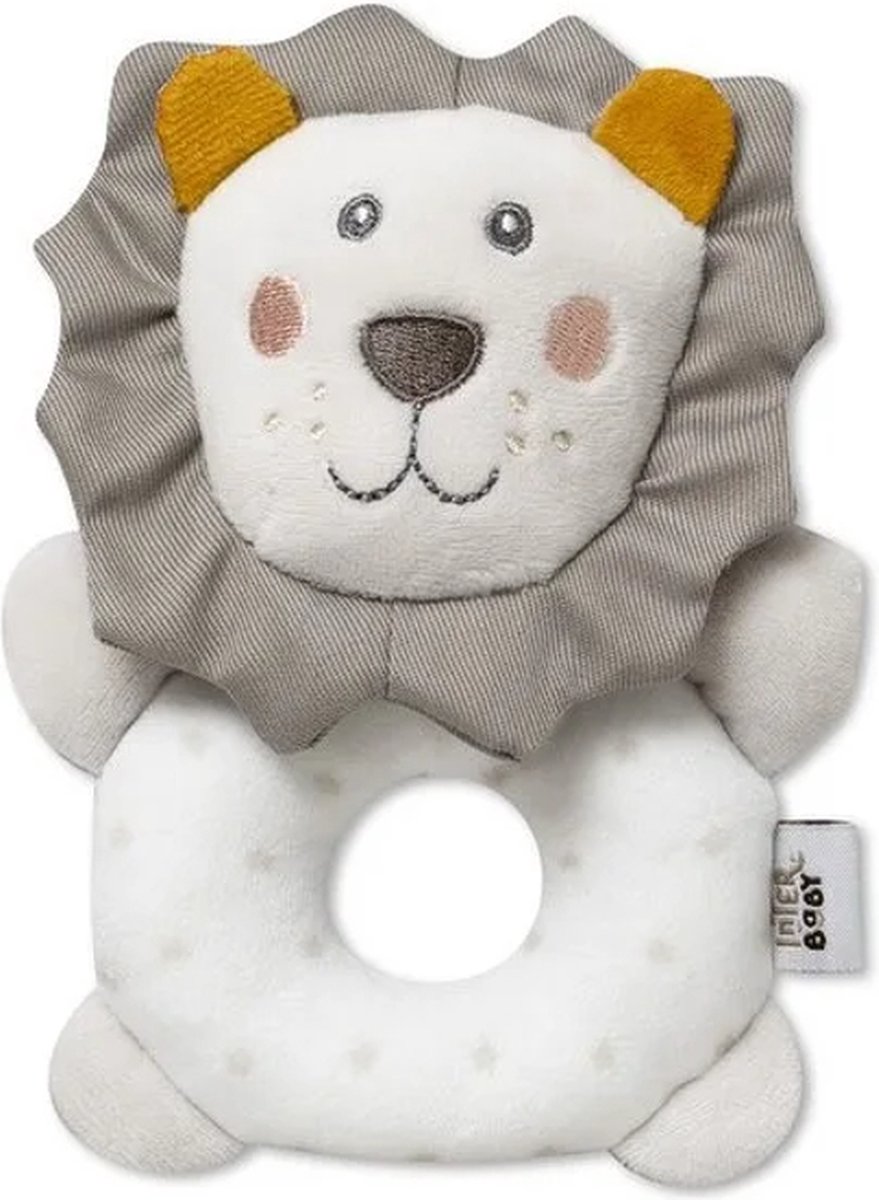 Goedkoopste baby - geschenk - rammelaar - leeuw - geboorte - kraamcadeau - feestdagen