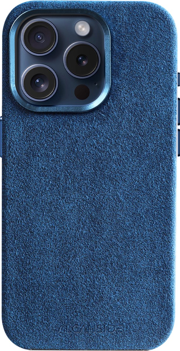 iPhone 15 Pro Max - Alcantara Case - Ocean blue