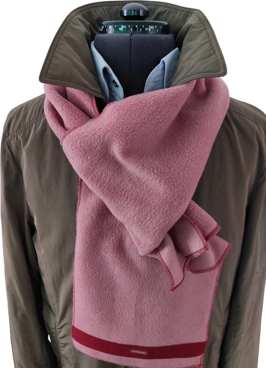 Bluvardi- Antipilling Fleece Sjaal - Vintage pink