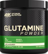 Optimum Nutrition Glutamine Poeder - Sportsupplement - Smaakloos - Aminozuur  - 630 gram (120 servings)