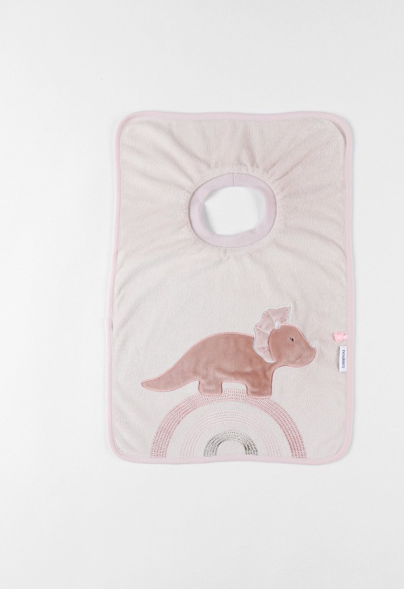 Goedkoopste Noukie's - Bavet - Slabbetje - Funny - Poederroze - Dino Popsie