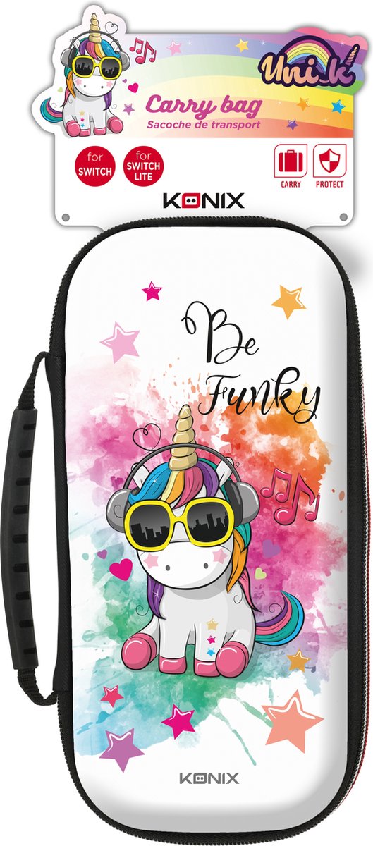 Unik - beschermhoes - opbergcase Nintendo Switch - hardcase - Be Funky (Switch/Oled/Lite)