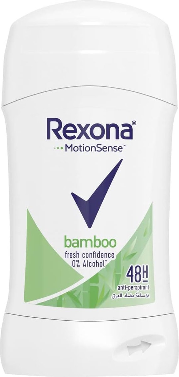 Goedkoopste Rexona Motion Sense Bamboo Deodorant Vrouw - 40g - Delicate Alcoholvrije Deodorant Cream Stick
