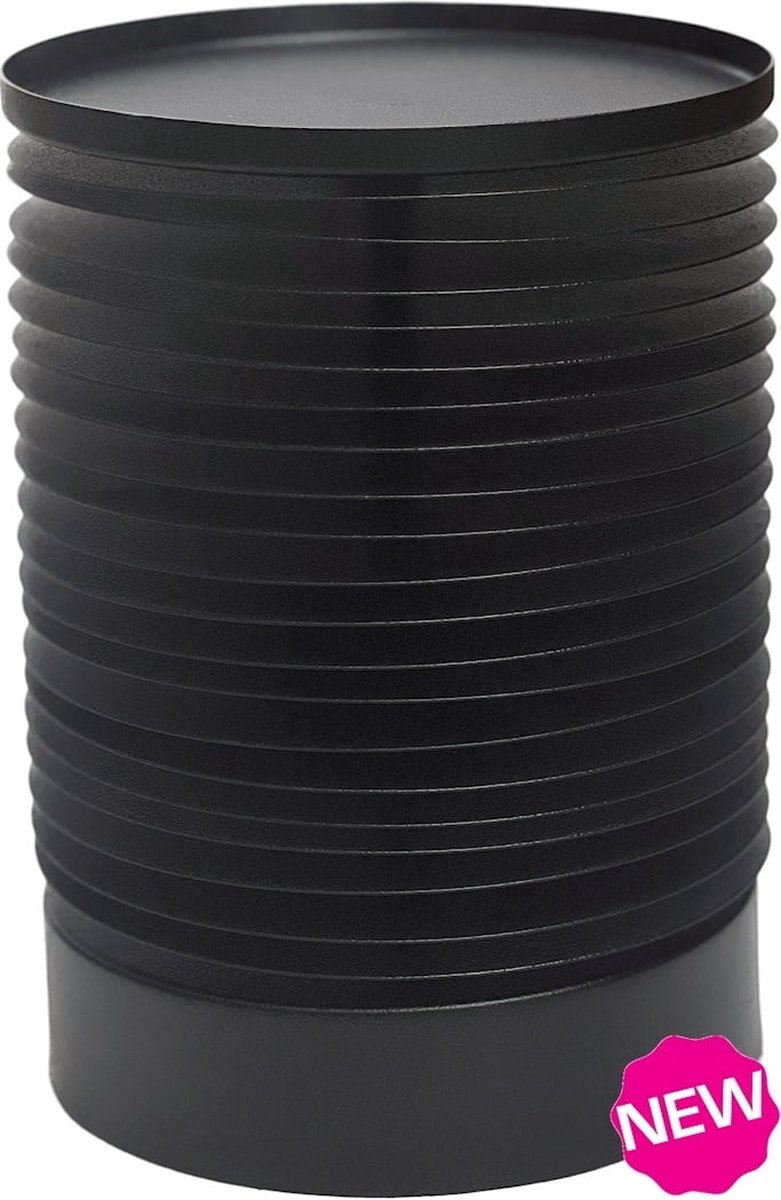 Vase The World Kandelaar Mantas | Zwart | Ø21 x H28 cm