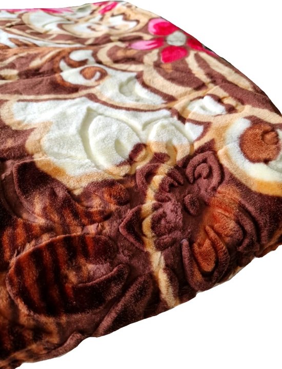 Fleece dekens plaid 220 × 240 cm - kleurrijke veelzijdige zachte warme dekens, aquarel dromerige elegante rozen thema gooi deken, pluizige plaids voor bank, gezellige bed flanellen deken voor reizen