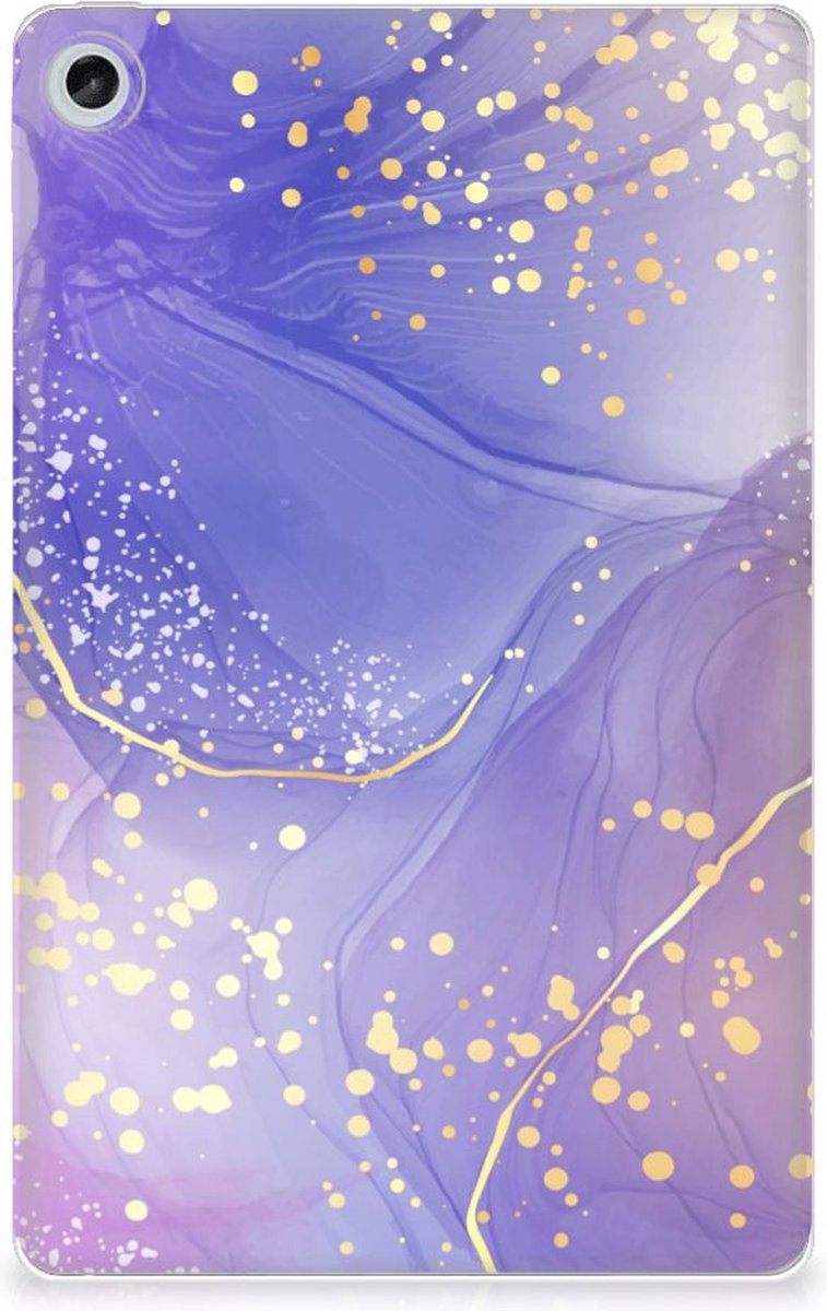 Tablethoes voor Lenovo Tab M10 Plus (3e generatie) Watercolor Paars