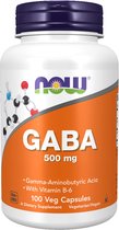 Now Foods GABA 500mg - 100 capsules