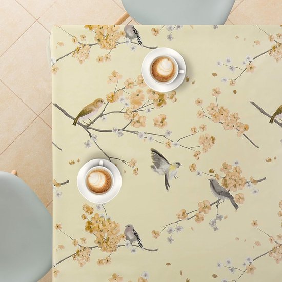 Tafelkleed Waterdicht, PVC Plastic Tafelkleed, Ronde Tafelkleden voor Ronde Tafel Veeg Schoon Tuintafelkleed,A,180cm/70in