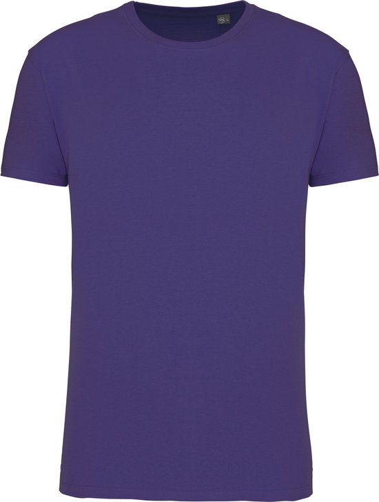 Deep Purple T-shirt met ronde hals merk Kariban maat M