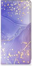 Bookcase adaptée au Samsung Galaxy A71 Aquarelle Violet