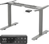 Bureau, cadre de table électrique réglable en hauteur, adapté à tous les Dessus de table courants, pieds de levage à 3 podiums (Grijs)