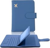 BOTC Paspoorthoesje - RFID signaal blokkeren - Paspoorthouder - Blauw