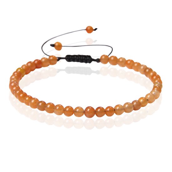 Bracelet Memphis No.1 - Aventurine Orange 4mm