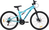 Huffy Marker Volledig geveerde mountainbike 21 versnellingen Shimano 26 inch medium - Blauw Fiets