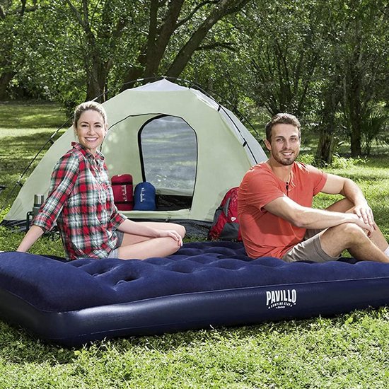 Camping Double Matelas Gonflable de Tente de Voyage de 2 Personnes