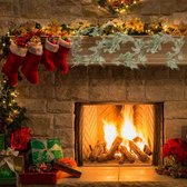 160 cm kerstslinger met dennenappels, dennenslinger voor binnen, kunstkerstslinger, decoratieve slinger, natuurlijke decoratie voor kerstdecoratie thuis