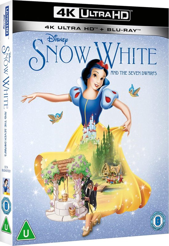 Sneeuwwitje en De Zeven Dwergen / Snow White and The Seven Dwarfs - 4K UHD + blu-ray - Import zonder NL op 4K