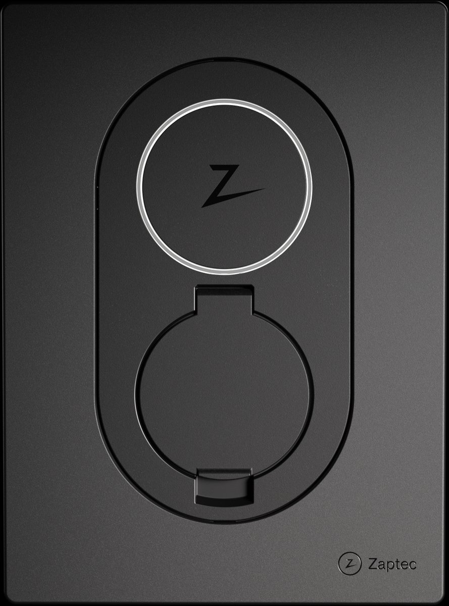 Zaptec Go - Snelle 22 kW Thuislader in Zwart