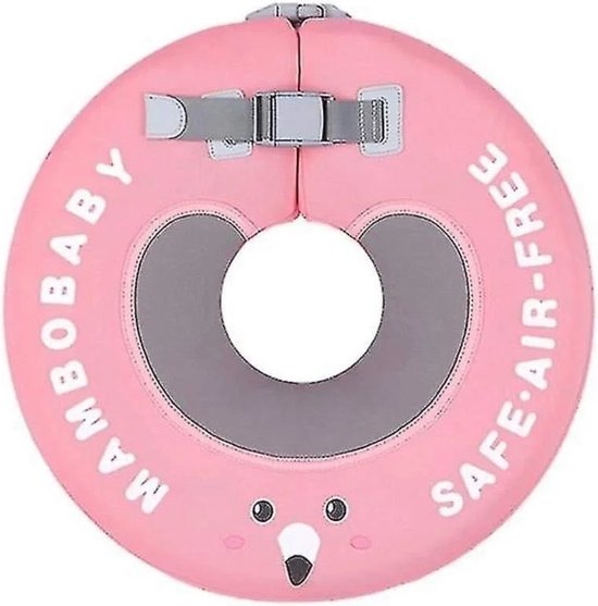 Baby spa, baby floating, zwemband, baby nek kussen, baby bad kussen, zwemkraag, veiligheid, baby bad, zwemband zonder lucht, drijfband, 0 - 12 maanden - Roze