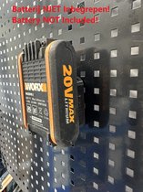 Houder Voor WORX 20V accu - Batterijhouder - Wandbevestiging - Wall Mount - Batterij NIET Inbegrepen!