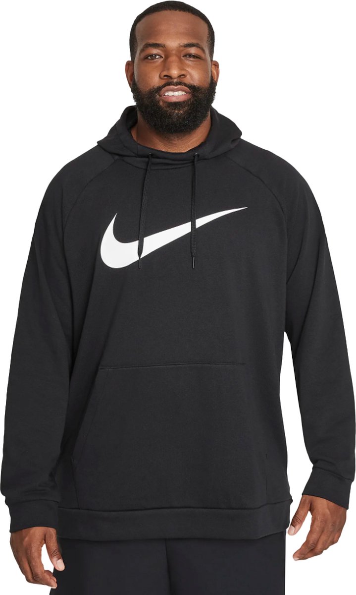 Nike Dri-FIT Hd Po Swoosh Sporttrui Heren Zwart