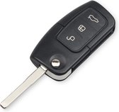 sleutelbehuizing auto - sleutel - Autosleutel -Geschikt voor Ford 3 knops Auto sleutel klap sleutel
