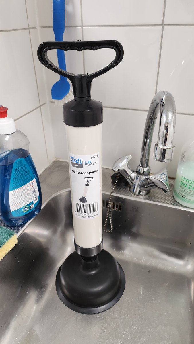 gootsteen pomp ontstopper