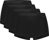 Basics shorts zwart 4 pack voor Dames | Maat L