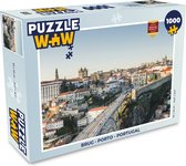 Puzzel Brug - Porto - Portugal - Legpuzzel - Puzzel 1000 stukjes volwassenen