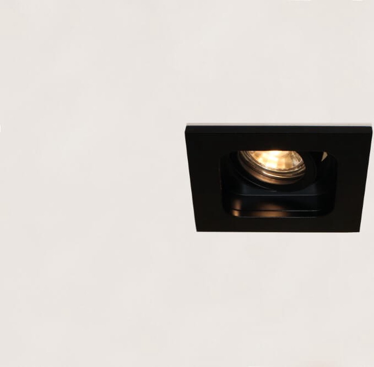 Artdelight - Inbouwspot Moggio 1 lichts GU10 zwart
