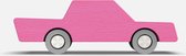 waytoplay voiture en bois aller-retour - Pink (Bois de couleur rose)