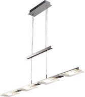 B.K.Licht - Glazen Hanglampen Voor binnen - eetkamer - hoogte verstelbaar - LED Hanglamp - pendellamp - 3.000K - 1.600lm - 18W LED