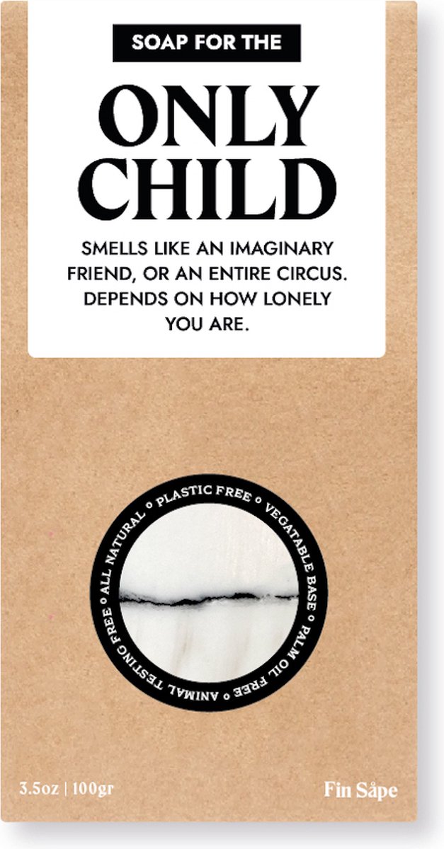 The Flavour Company Fin Såpe Soap Bar Edition: For the only child 100% natuurlijk handzeep Plasticvrij Geschikt voor ieder huidtype