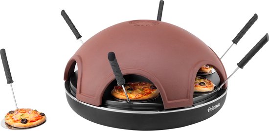 Pizzarette – “The World’s Funnest Pizza Oven” – 6 Person Model with True  Cooking Stone – Countertop Pizza Oven – Europe’s Best-Selling Tabletop Mini