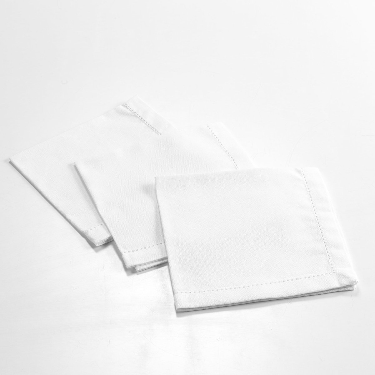 Wicotex-Servetten Charline 40x40cm Wit Katoen
