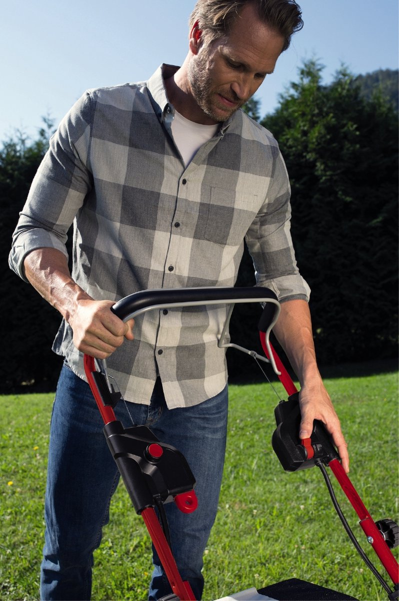 Einhell Professional Accu Grasmaaier GP-CM 36/47 S HW Li Kit - Power X-Change - 36 V/Li-ion - Maaibreedte: 47 cm - Aanbevolen gazonoppervlakte: tot 700 m² - Zelfrijdend - Mulching functie - Incl. 4x 4,0 Ah accu en 2x Twincharger – foto 7