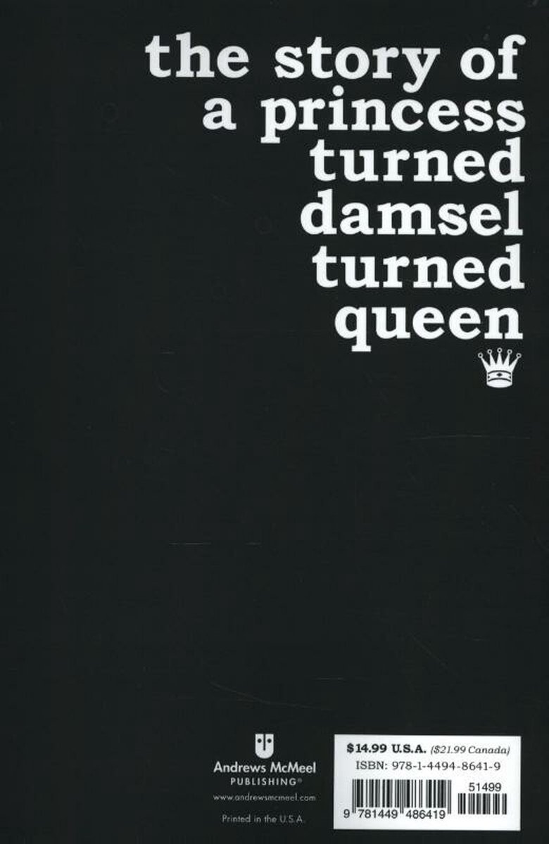 the princess saves herself in this one - back cover