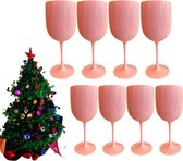Verres à Champagne incassables roses EazyPeezy - Verres à Champagne festifs - 8 pièces