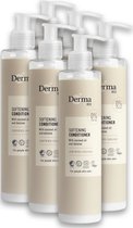 Derma Eco Conditioner - 6 x 250 ml - Parfumvrij - met Aloë Vera en Kokosolie - Hypoallergeen