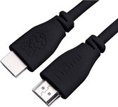Raspberry Pi® CPRP010-B HDMI-kabel Raspberry Pi [1x HDMI-stekker - 1x HDMI-stekker] 1.00 m Zwart