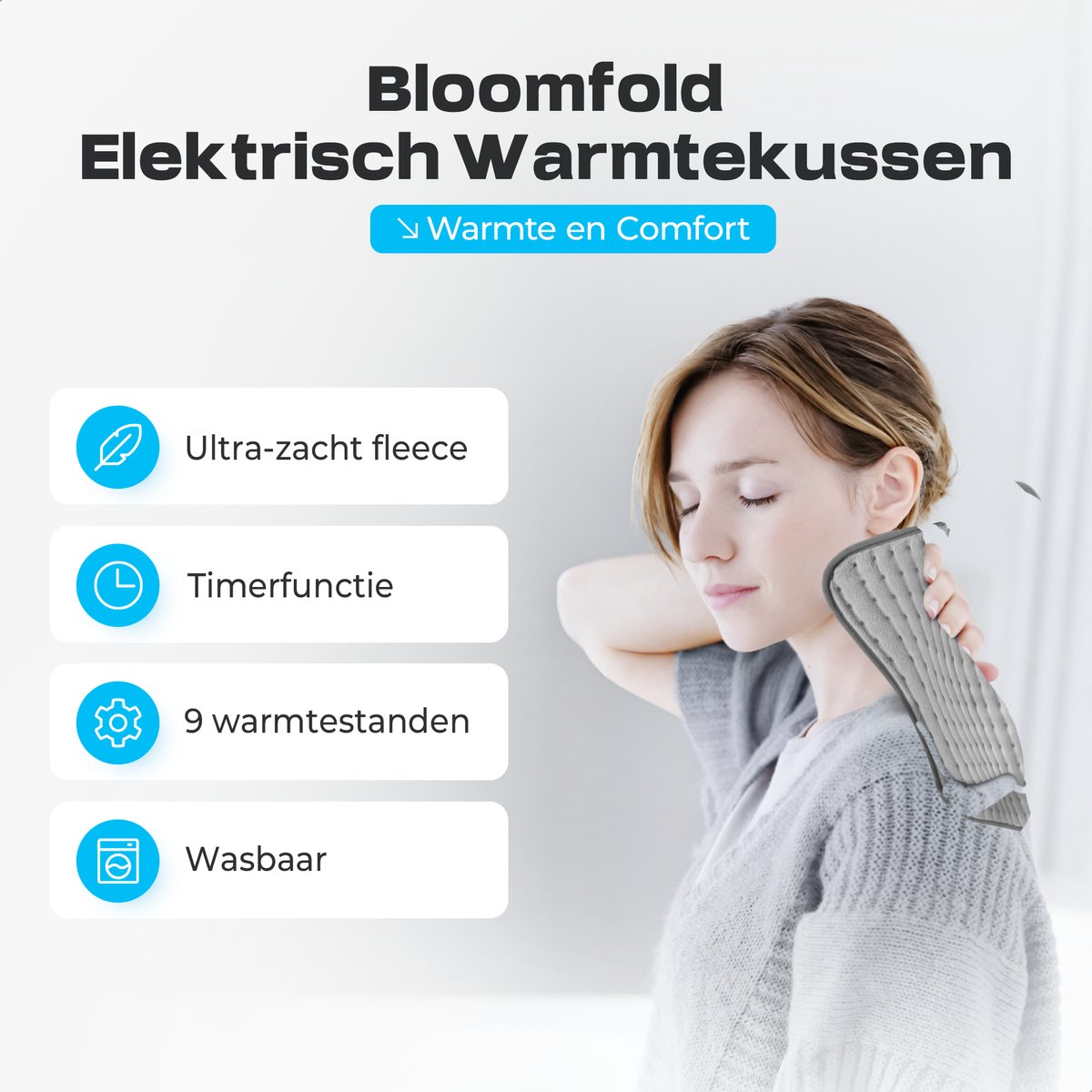 Elektrisch verwarmde vloermatten onder het bureau, verwarmde voetenwarmer, met 3 temperatuurniveaus, stille vloervoetverwarming, opwarmgereedschap voor thuiskantoor