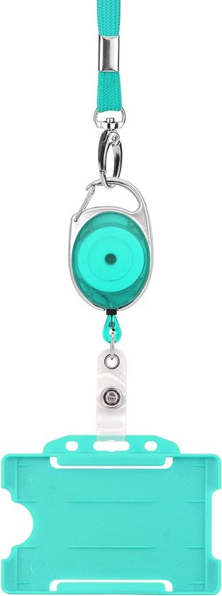 CKB ltd Porte-cartes rétractable comprenant un porte-carte, un cordon et un porte-cartes