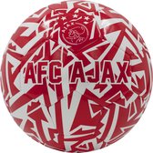 Ballon Ajax festival blanc rouge