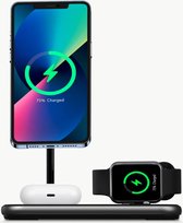 Chargeur magnétique sans fil 15W - Station de charge adaptée à MagSafe Apple iPhone, Apple Watch, AirPods