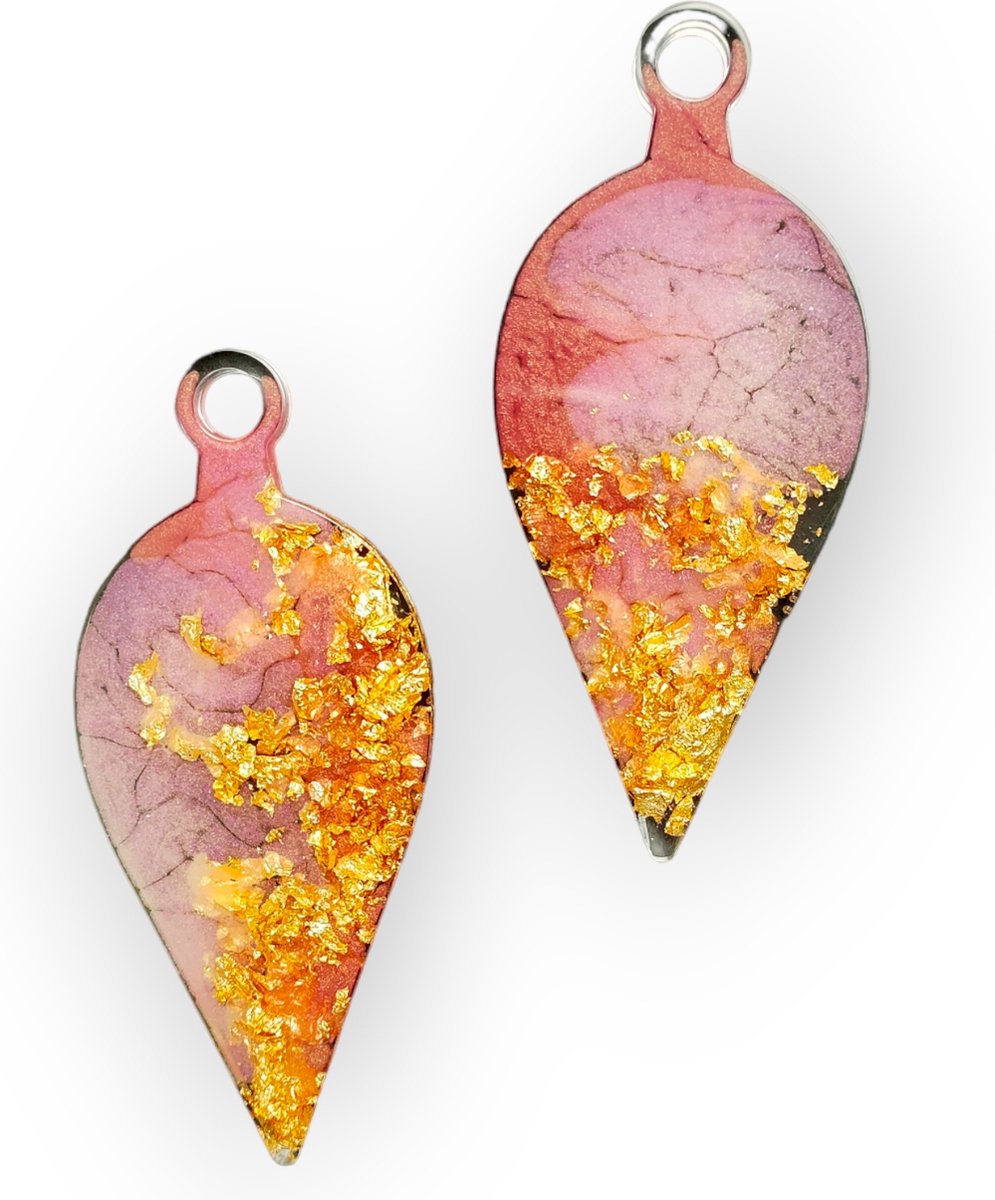 Resin Art JR: Unieke hoogwaardige kwaliteit epoxy kersthangers / Handgemaakte kerstdecoratie / Kerstversiering