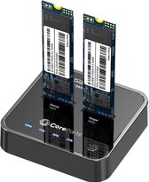 CoreParts NVME M2 SSD cloner - Zwart