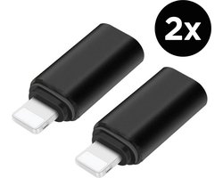 Set van 2 - Staza - Lightning naar USB-C Adapter - Aluminium Design