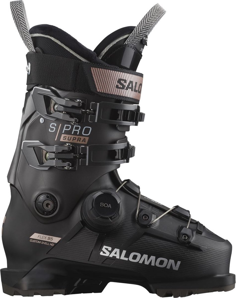 Salomon S/Pro Supra Boa 95 W Gw Dames Skischoen /Beluga/ Metallic 26/26 5 Zwart